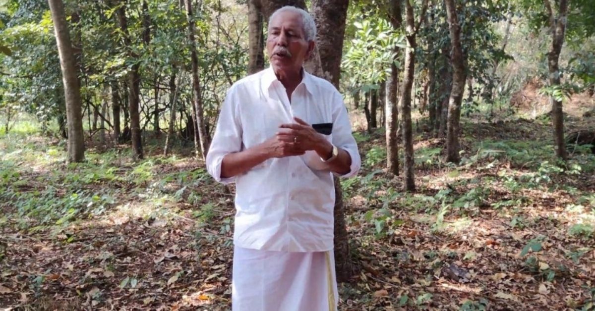 Abdul Kareem who turned 27 acres of barren land into a mini-forest