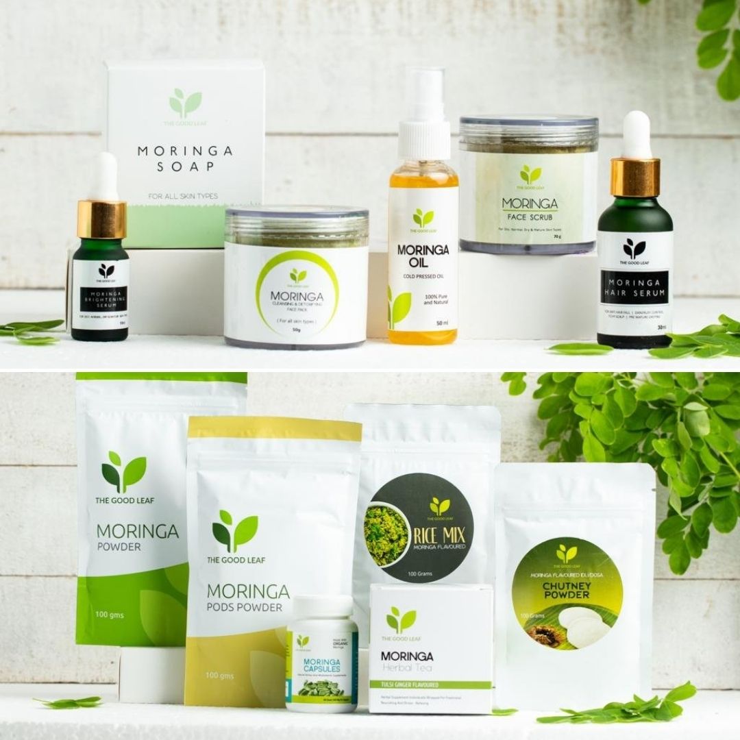 Moringa based products by The Good Leaf