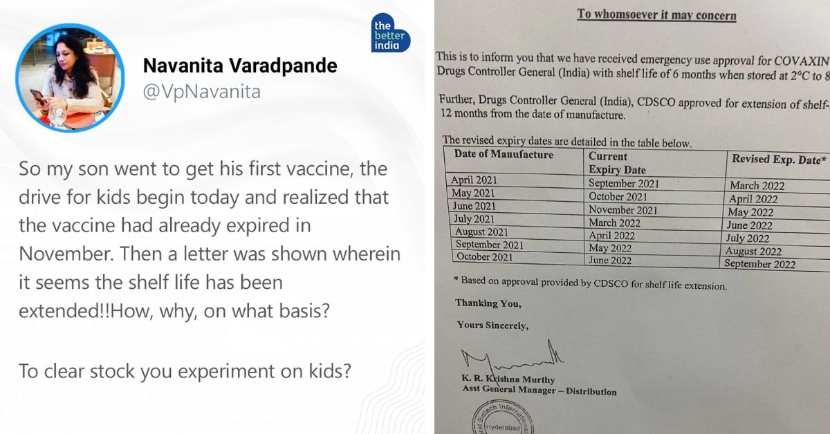 Vaccine expiry date