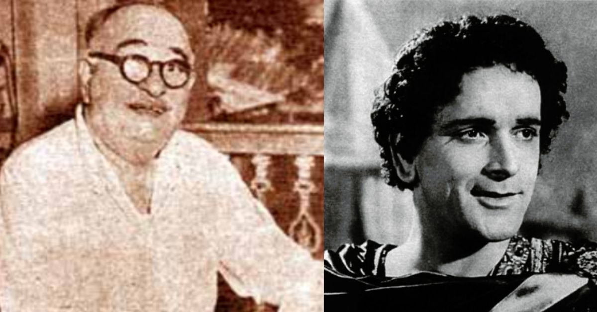 collage of director ardeshir irani and actor prithviraj kapoor