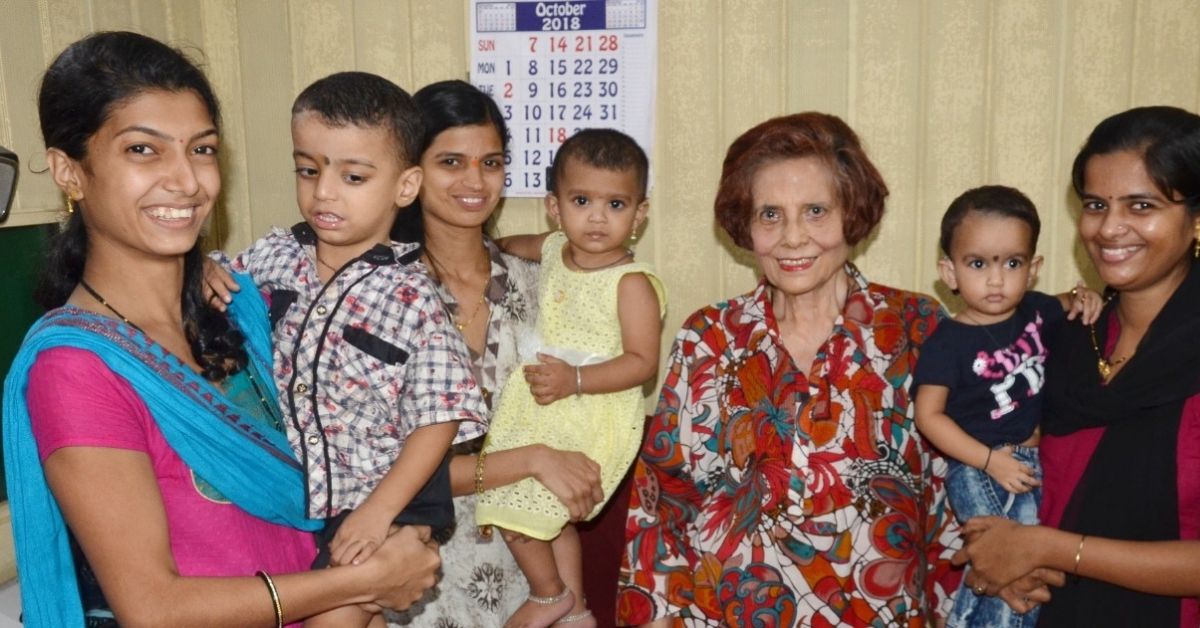 ent surgeon dr sandra souza with underprivileged children
