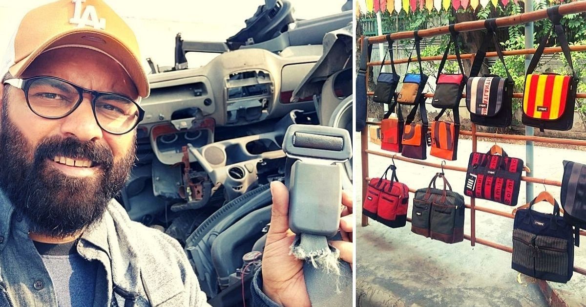 Entrepreneur Turns Old Seat Belts Into Bags That Are a Hit in Japan, Germany