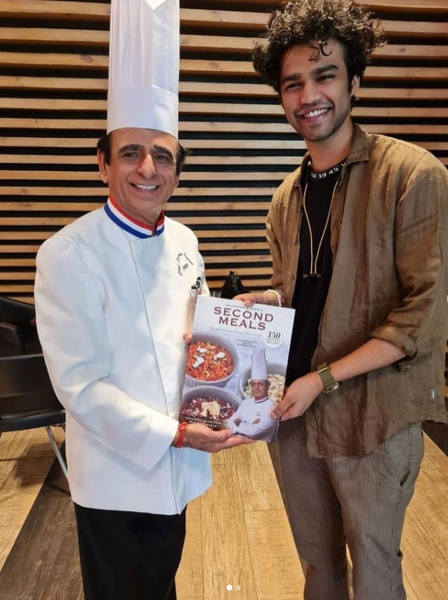 Resep Limbah Makanan: Chef Davinder Kumar bersama aktor Babil