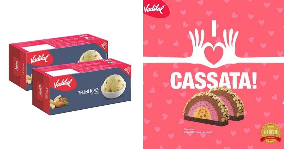 Rajbhog family pack and Cassata ice cream. 