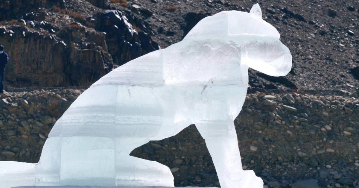 Ledo skulptūra 