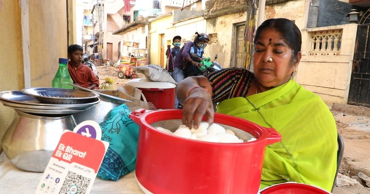 Mangamma at her shop