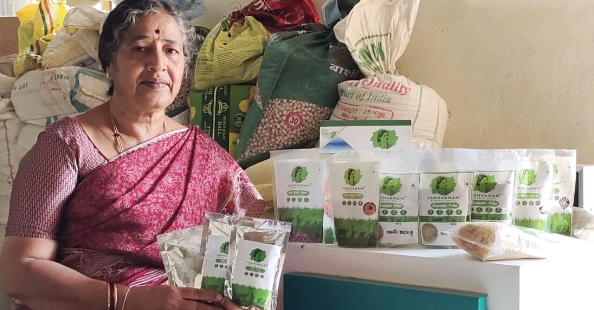 1st Woman Entrepreneur From Village, 63-YO Earns Rs 50K/Month with Organic Rice & Ragi