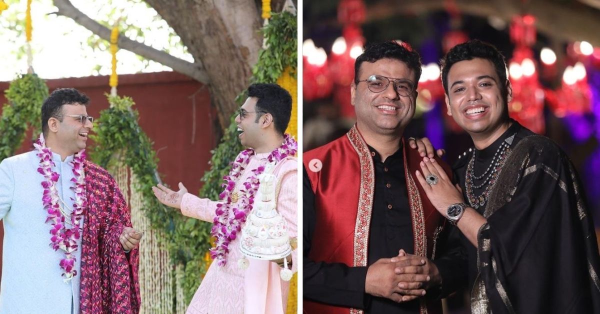 Supriyo weds Abhay, gay wedding