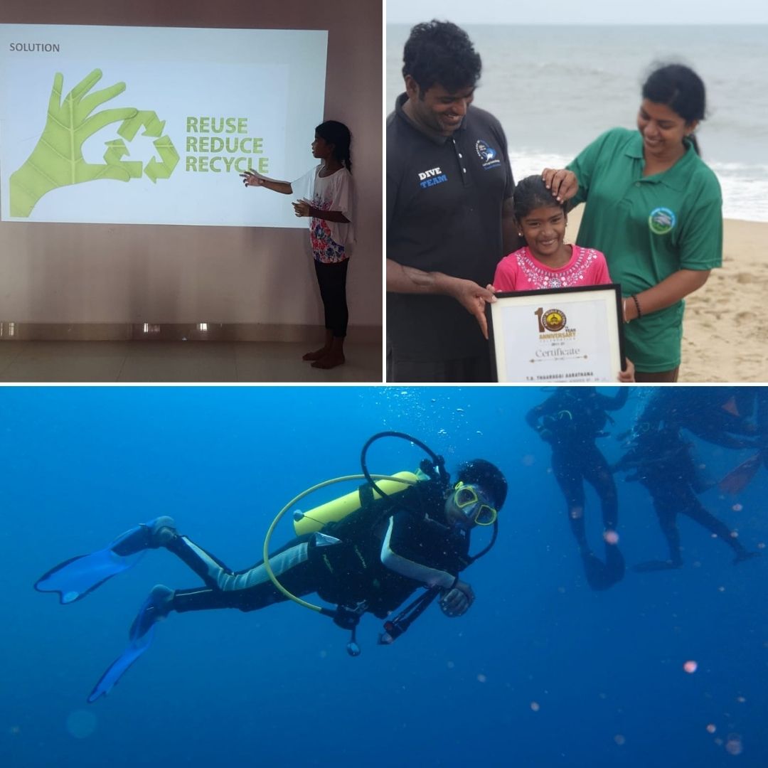 Scuba Diver at 8, Girl Collects 600KG Plastic Waste to Help the