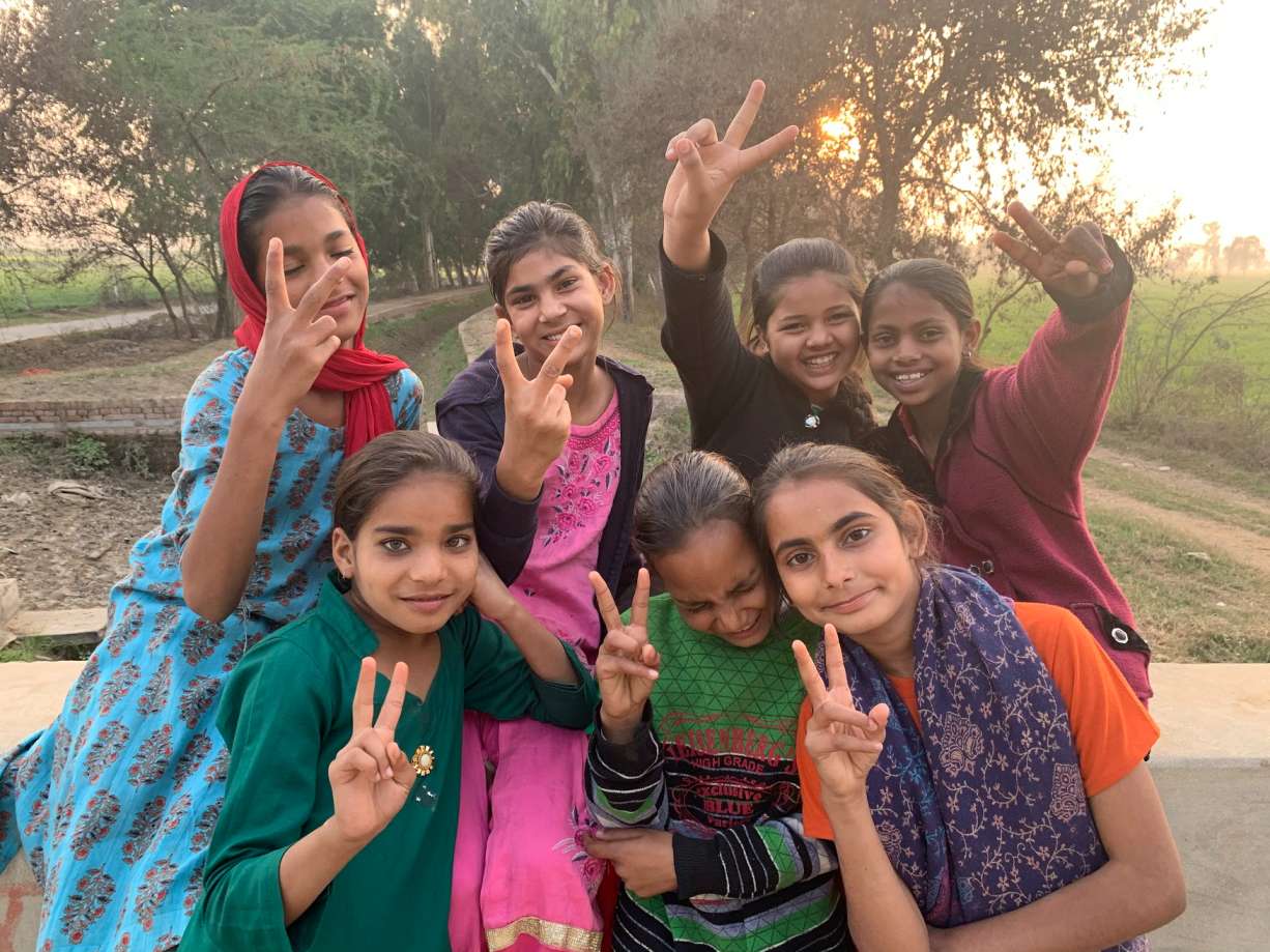 Happy kids at Jivam foundation 