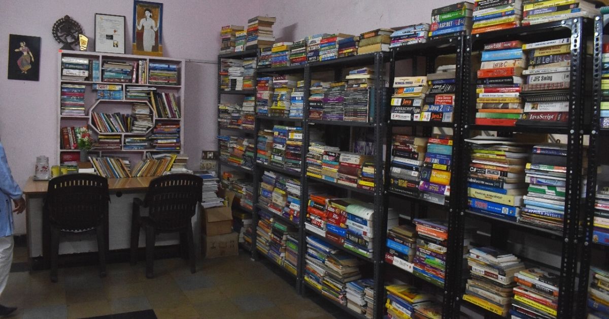 Library at Open house Andari Illu Hyderabad