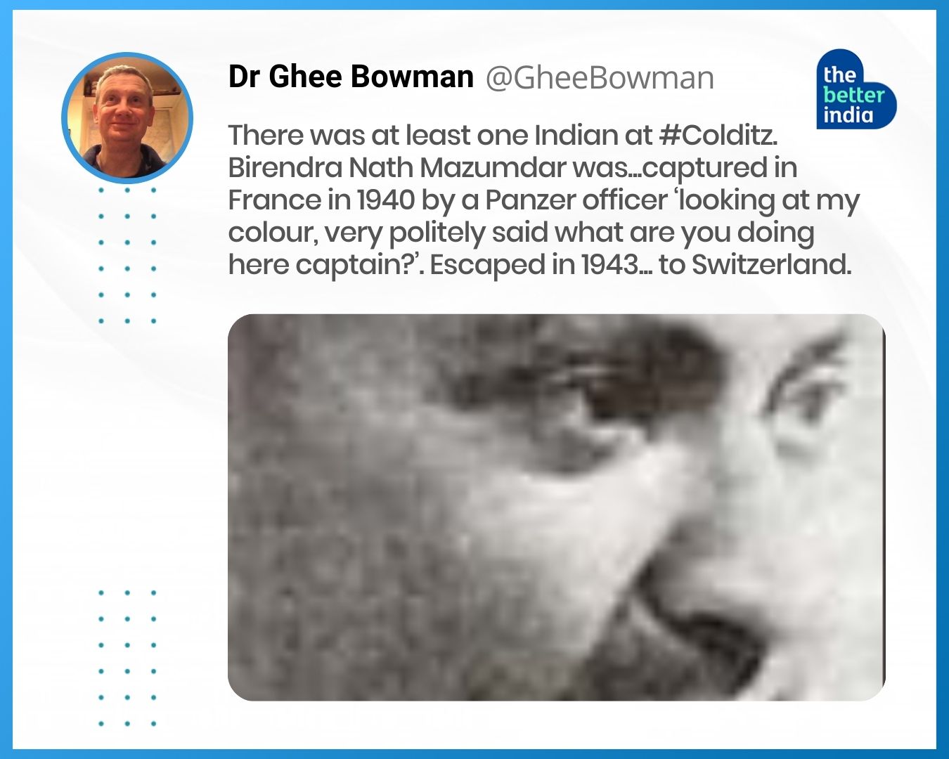 historian ghee bowman twitter thread on indian prisoners of war