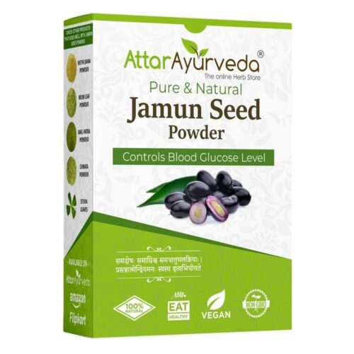 Attar Ayurveda Jamun Seed Powder for Diabetes