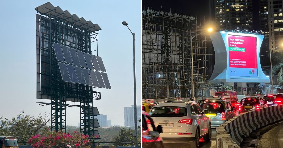 Zest Outdoor's solar billboards in Mumbai
