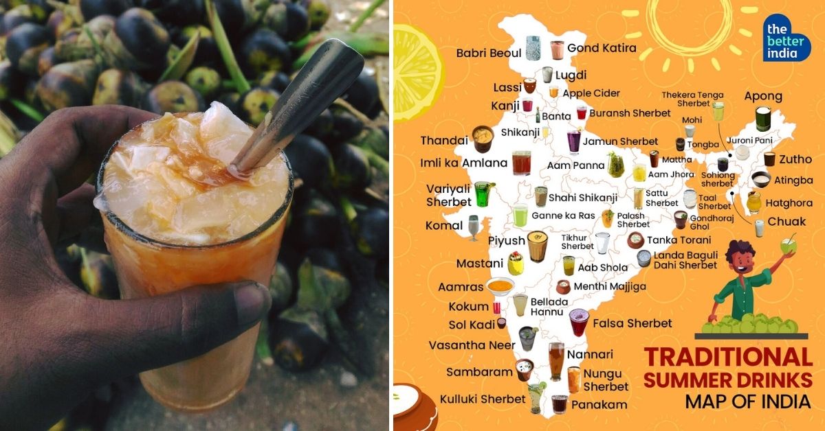 Traditional Summer Drinks of India on a Map: Beat the Heat with Refreshing Recipes