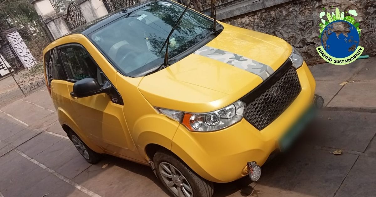 Mahindra electric deals car second hand