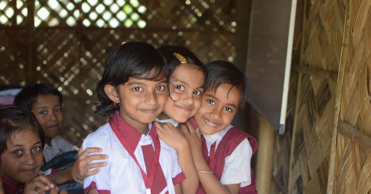 kids at Satarupa Majumder's Swapnopuron Welfare Society