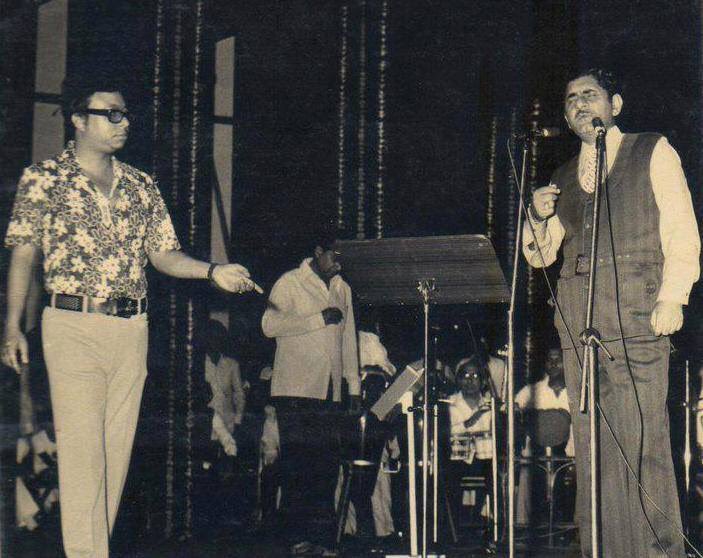 Anand Bakshi with RD Burman