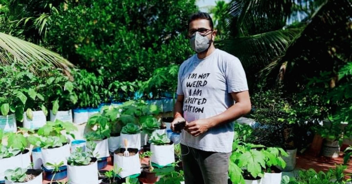 Award-Winning Terrace Farmer Turns Kitchen Waste Into 1000 kg Organic Fertiliser/Month
