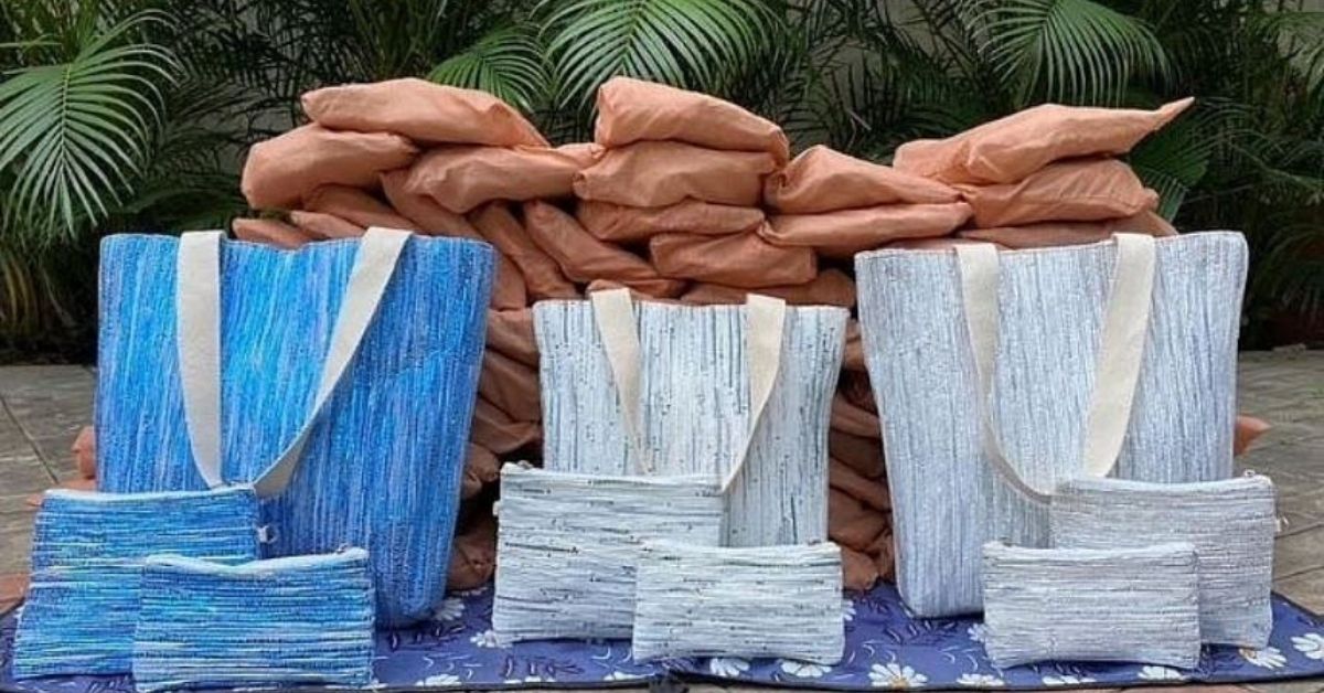 Pune Man’s Startup has Turned 20 Lakh Plastic Bags into Beautiful Fabric