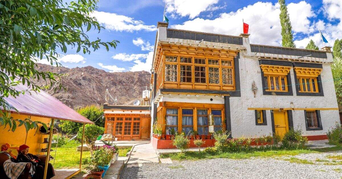 Nakvynė namuose Phyang, Ladakh