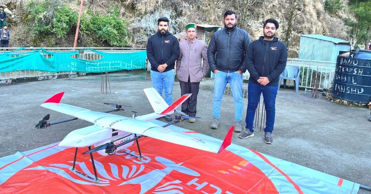 With Top Speed of 120 kmph, This IITian’s Drone Can Carry 3 Kgs of Medicines For 100 Km