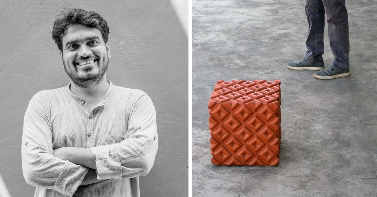 Architect Turns Clay Roof Tiles Into Unique Furniture That Stays Cool in Summer