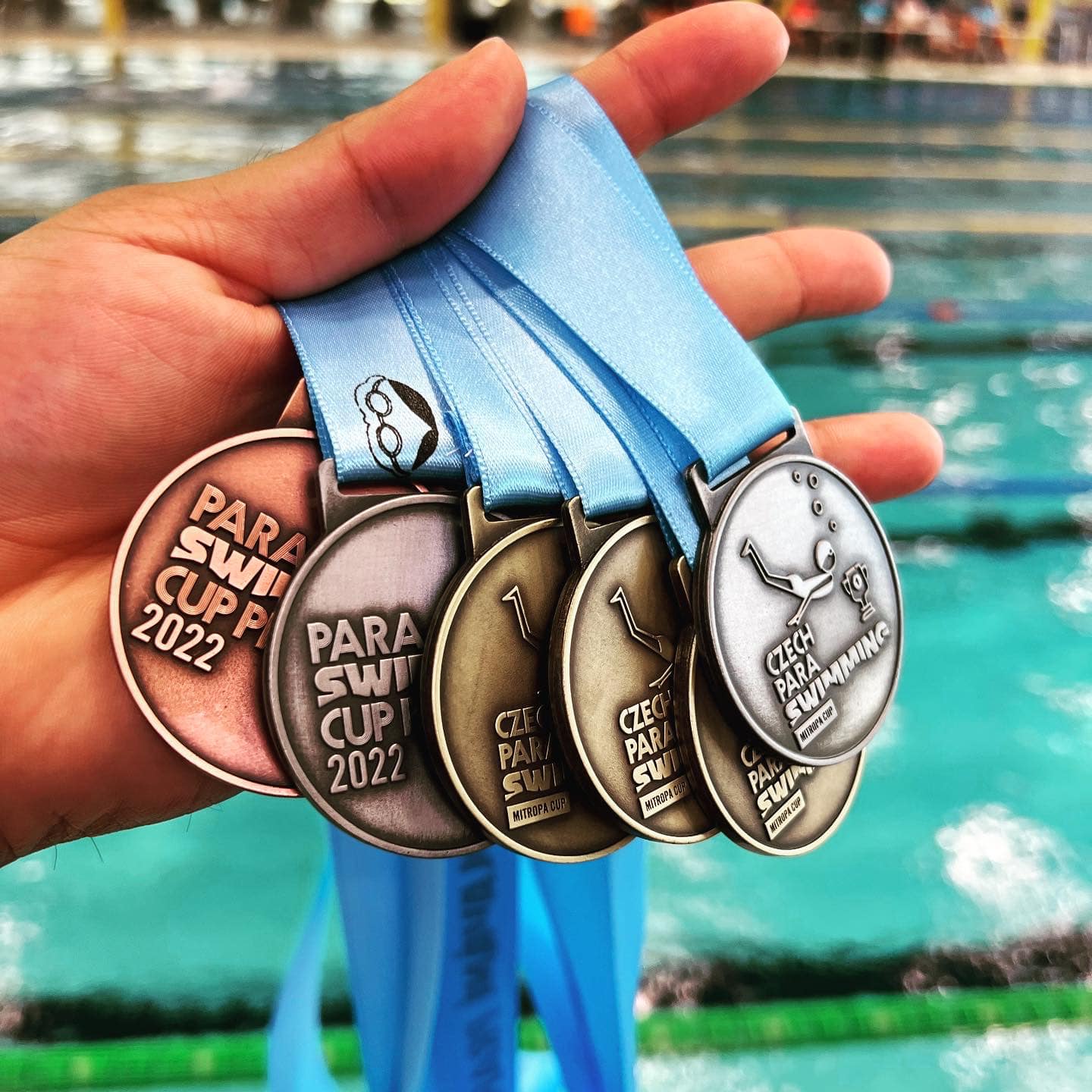 Para Swimmer Niranjan Mukundan with a massive medal haul