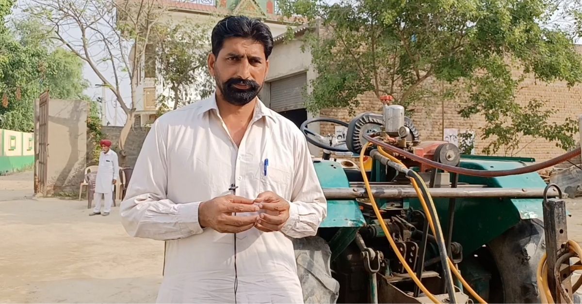 Watch: Sarpanch’s Jugaad Tractor Innovation to Save Farmers from Notorious Fires
