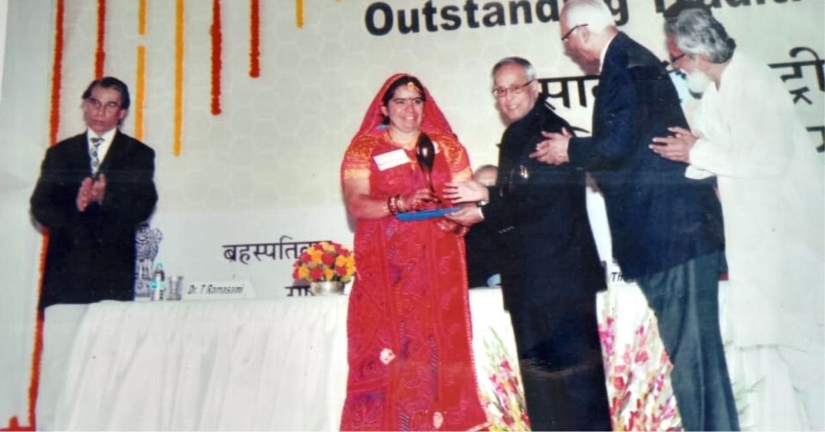 Female farmer Santosh Pachar received President award for organic carrot farming