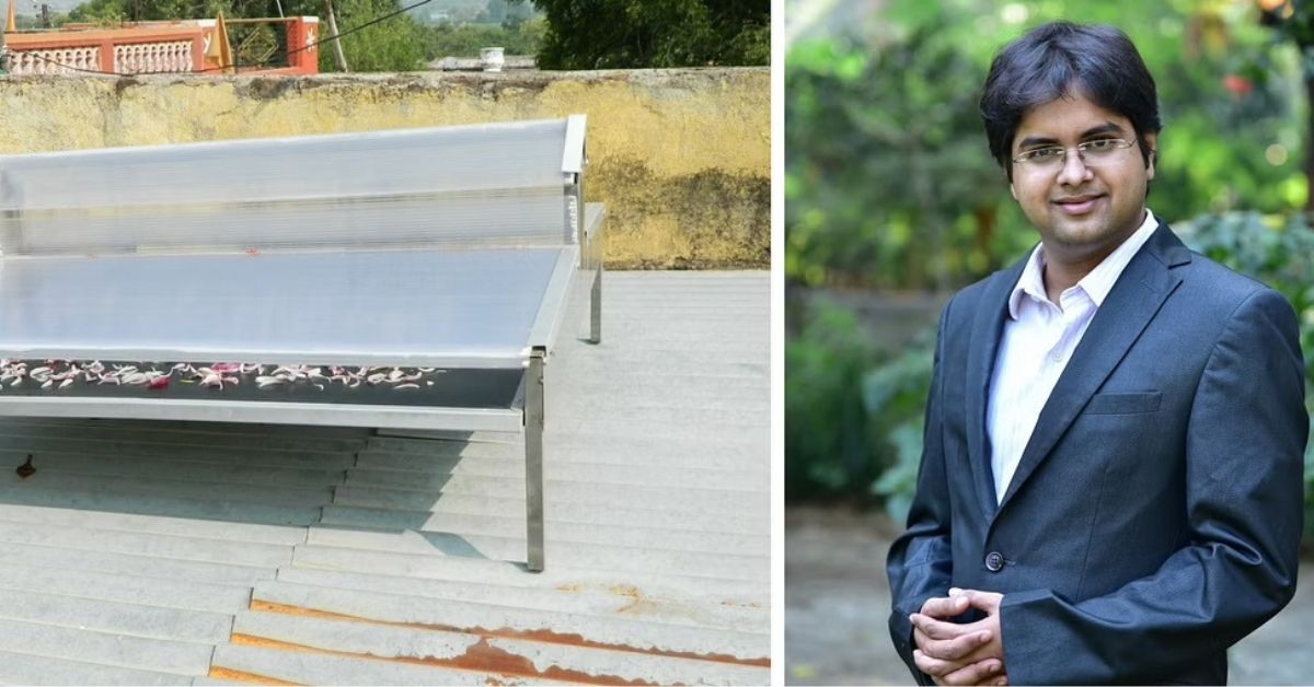 Vaibhav Tidke developed a solar conductor dryer to aid the storage of farm produce
