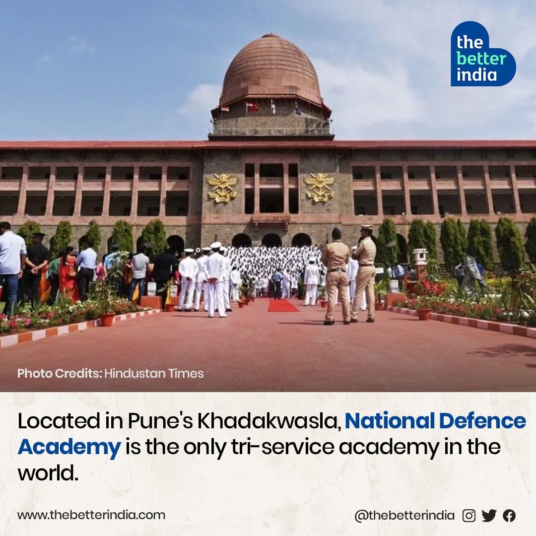 The National Defence Academy is located in Khadakwasla in Pune