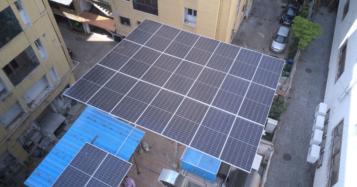 Solar panels have been installed at the new Eco Space Restaurant