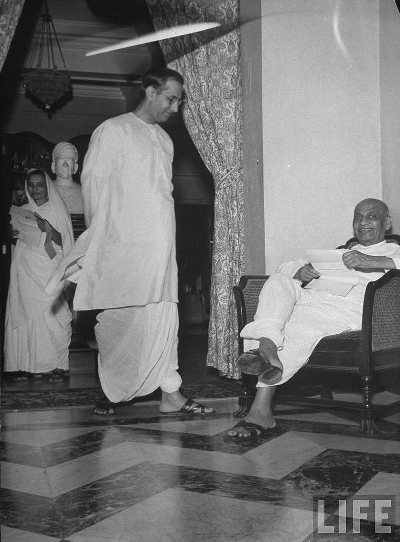 Birla with Sardar Patel