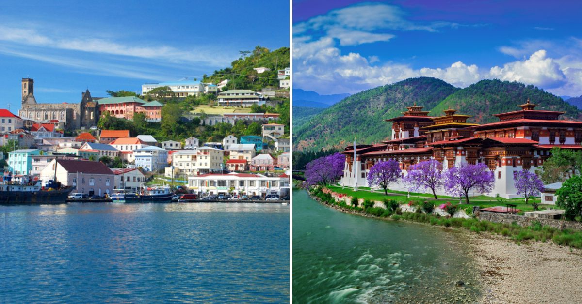 Grenada and Bhutan