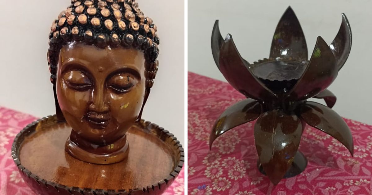 Elderly Couple Quit Farming to Carve Toys & Plates from 200 kg of Coconut Shells