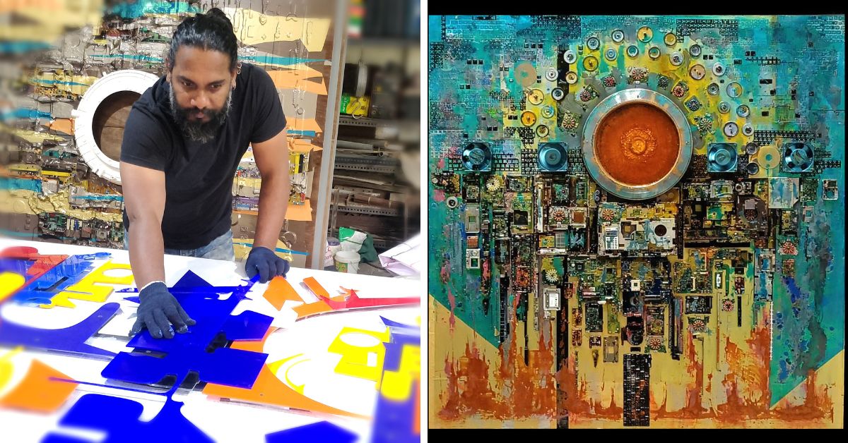 Artist Recycles 25 Tonnes of E-Waste into Pieces of Art that Cost Over Rs 20 Lakh