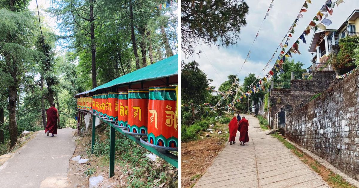 Kora pilgrimage in Dharamshala, near the Dalai Lama temple