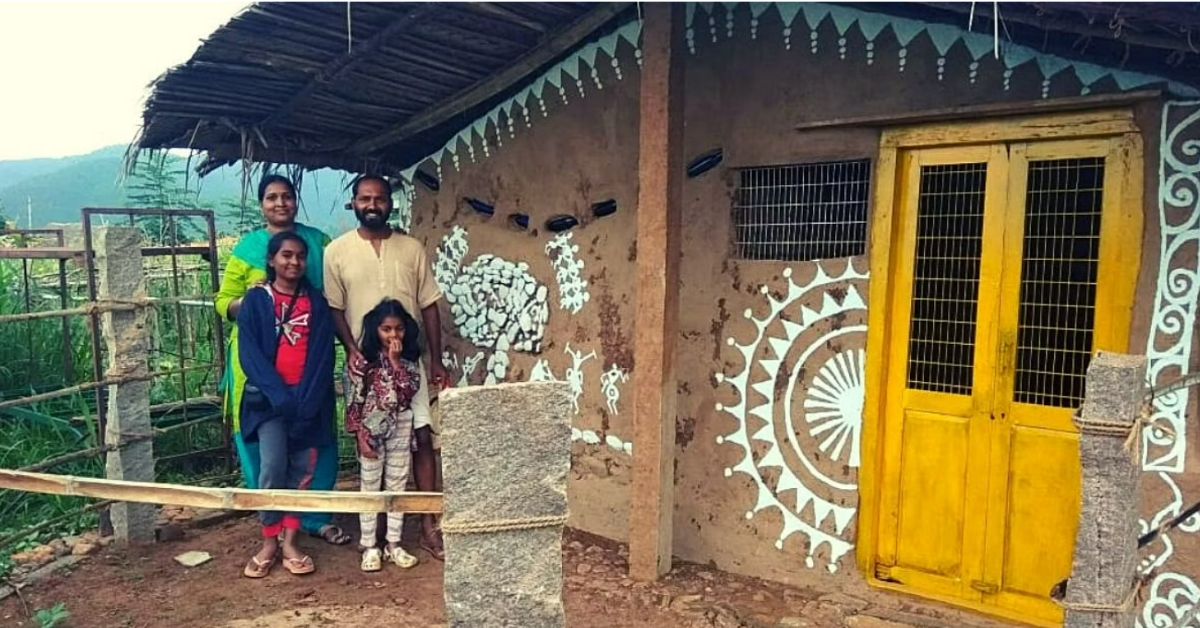 Bengaluru Man Quit Job to Live Sustainably, Built His Mud Home in Just 125 Days