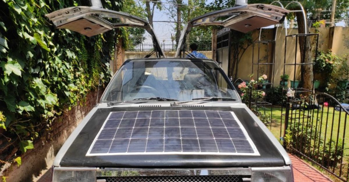 School teacher in Kashmir converts car into EV