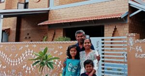 Zero Electricity Bills, No ACs: Couple’s Dream Home is Made of Mud & Recycled Wood
