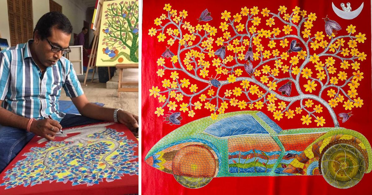 Rode Rickshaw, Painted Film Posters: ‘How I Reached Los Angeles to Display My Gond Art’