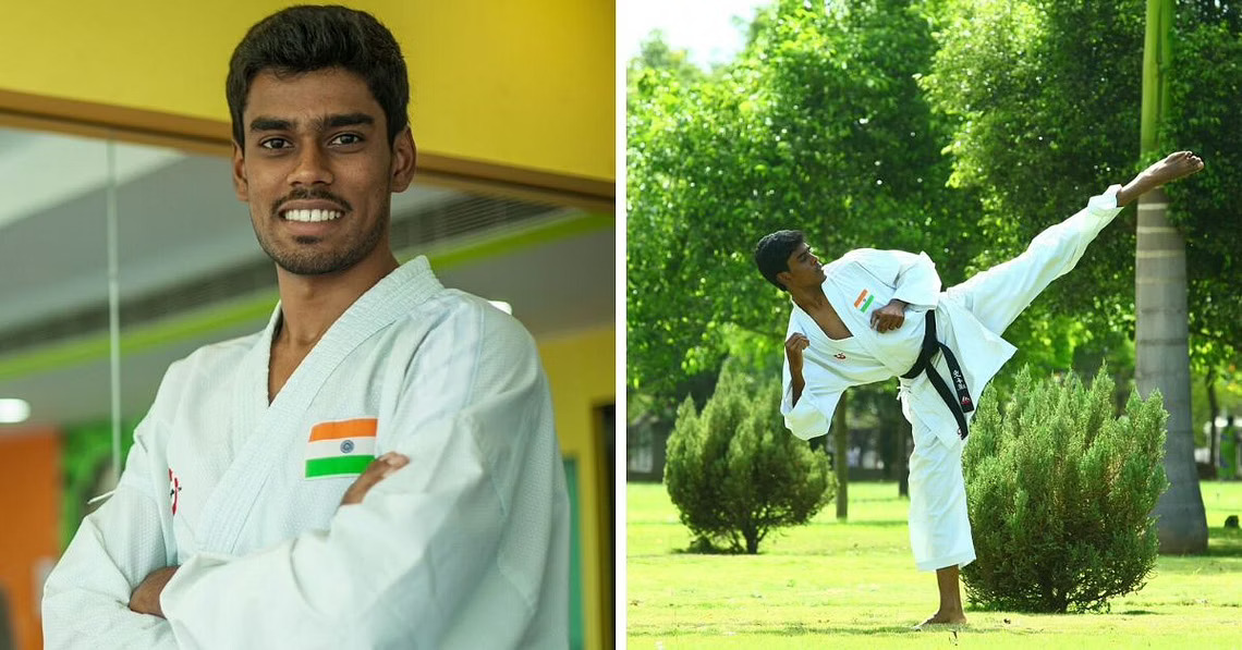 Sabari Karthik, karate gold medalist