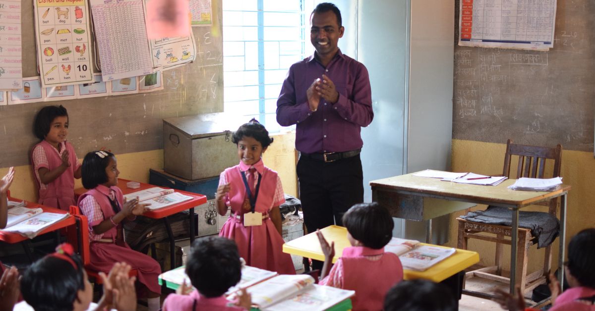 teacher ranjitsinh in class