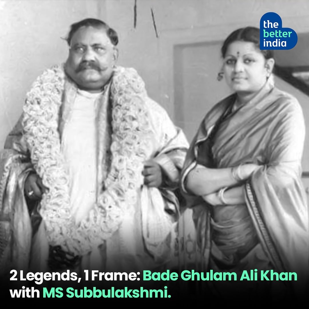Ustad Bade Ghulam Ali Khan and MS Subbulakshmi