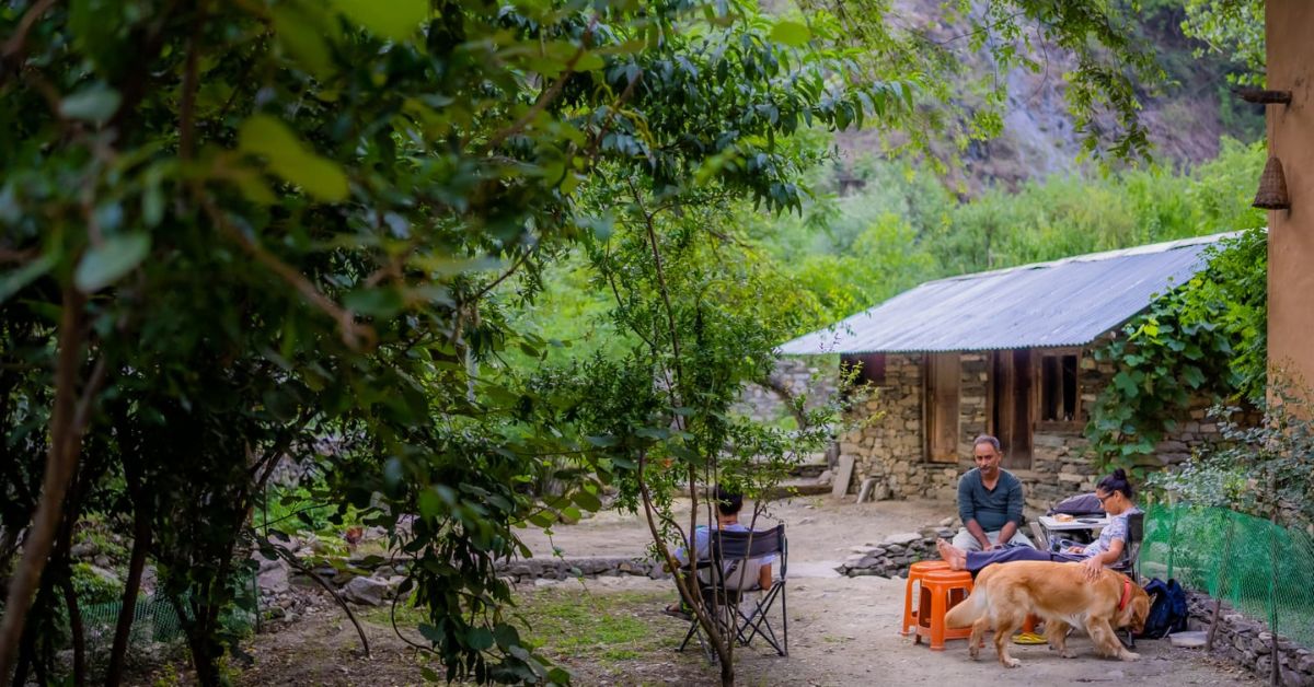 Guests relaxing at The Dalton's Village