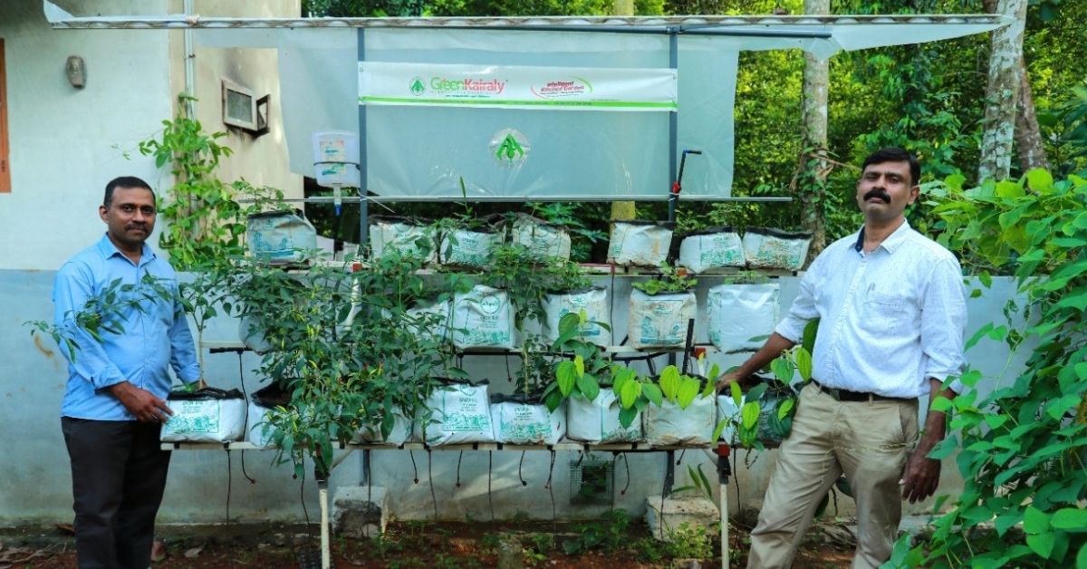 Tony Thomas (left) and Sanjay Kumar (right) of Green Kairaly