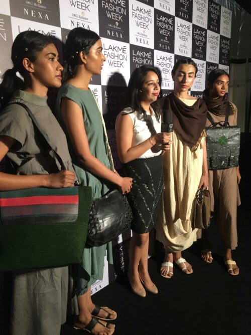 At the Lakme Fashion Week 