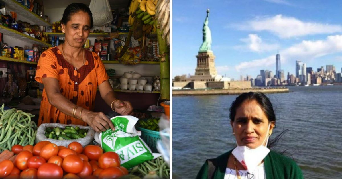 Kerala woman Molly Joy Runs a Grocery Store and Travel across the World