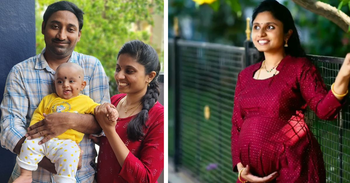 Poojitha suffered from spina bifida and delivered a healthy baby